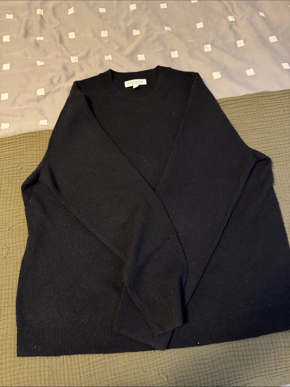 Banana Republic Black Crewneck Sweater